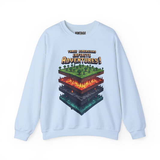 Minecraft Infinite Adventures Layers Sweatshirt