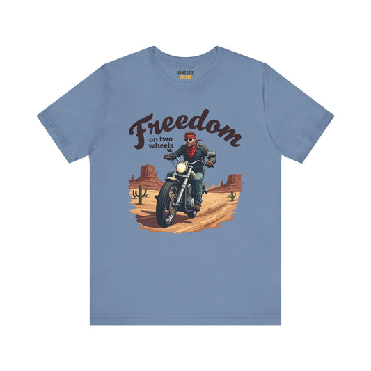 Retro Freedom on Two Wheels T Shirt