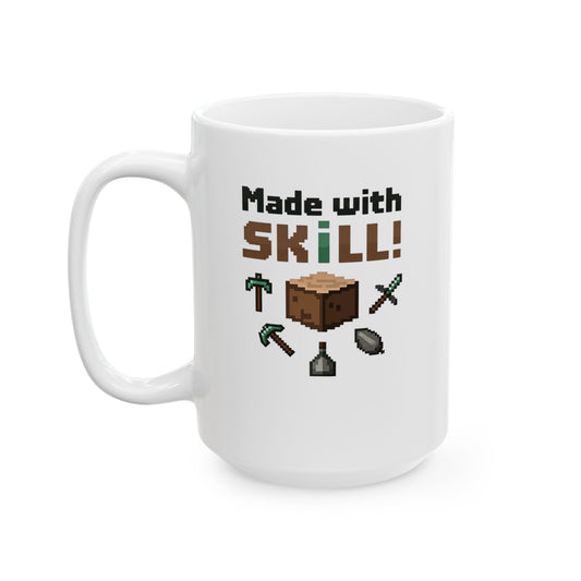 Minecraft Made with Skill Mug