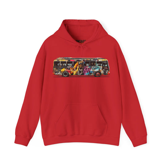 Retro Graffiti Bus Hoodie