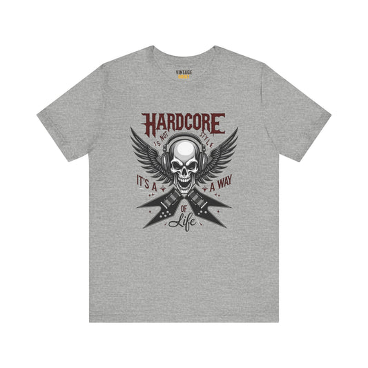 Band Hardcore Style Skull T Shirt