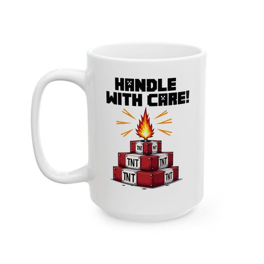 Minecraft Handle with Care Mug