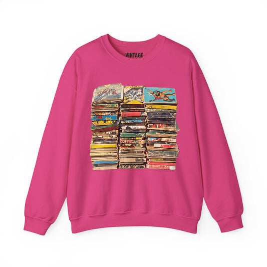 Retro Vintage Comic Stack Sweatshirt