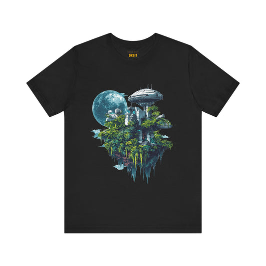 Alien Sci-Fi Jungle Base T Shirt