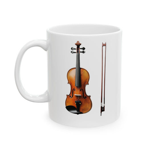 Classic Violin Print Mug