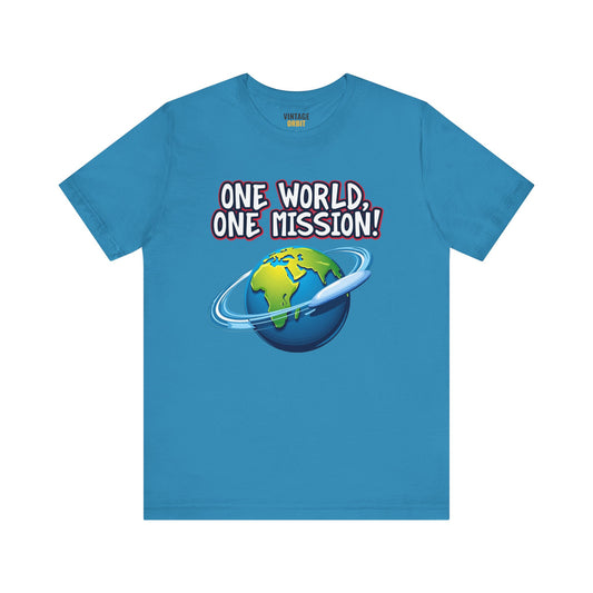 Nasa One World One Mission T Shirt