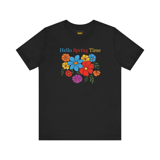 Flower Hello Spring Floral T Shirt