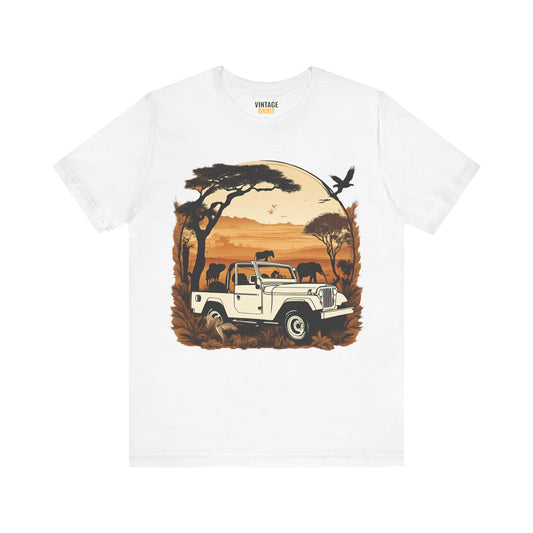 Adventure Wildlife Safari Jeep T Shirt