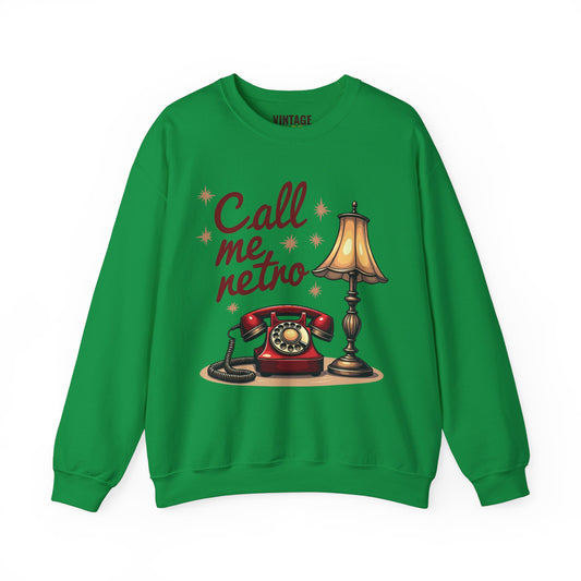 Retro Call Me Retro Vibes Sweatshirt