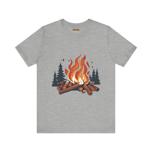 Adventure Campfire Flames T Shirt