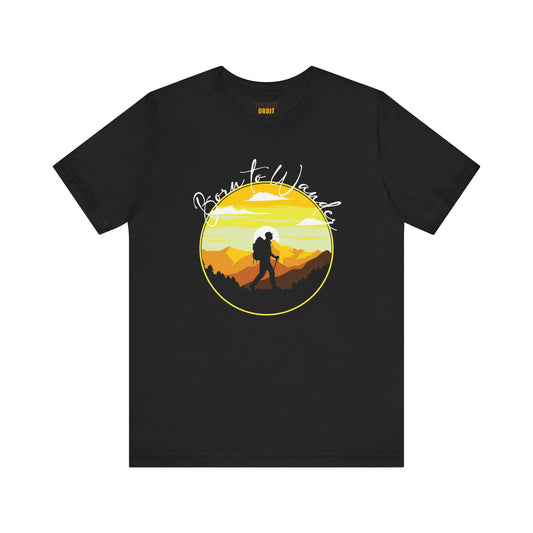 Hiking Born to Wander Hiking T Shirt