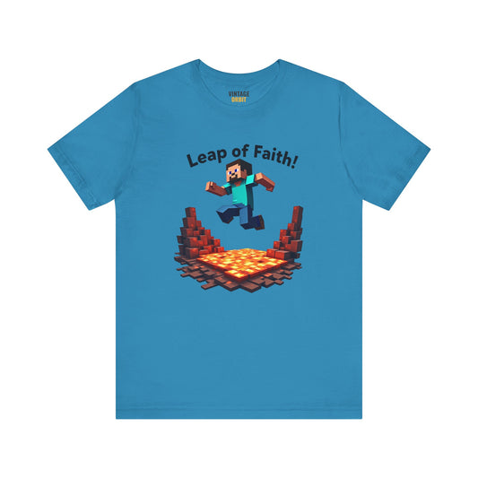 Minecraft Leap Of Faith T Shirt