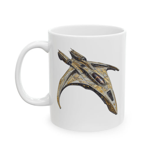 Star Trek Futuristic Starship Mug