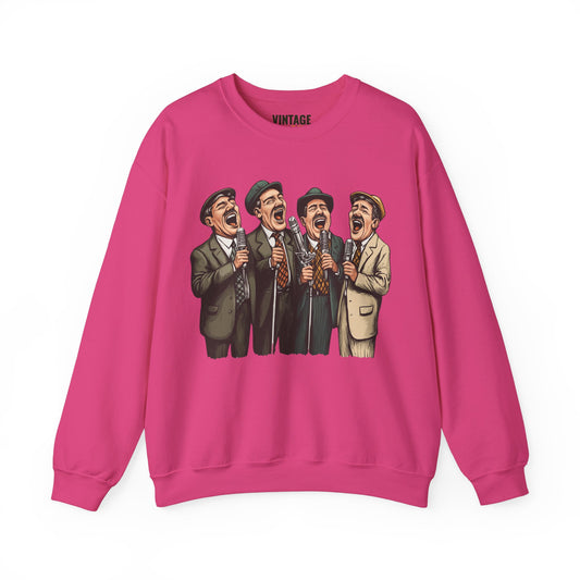 Retro Barbershop Quartet Vibes Sweatshirt