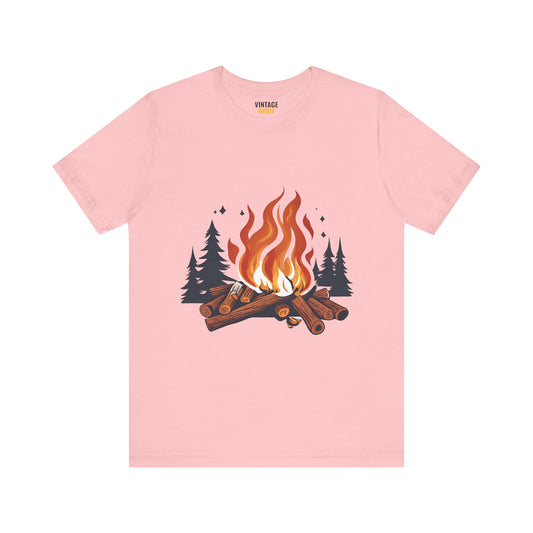 Adventure Campfire Flames T Shirt