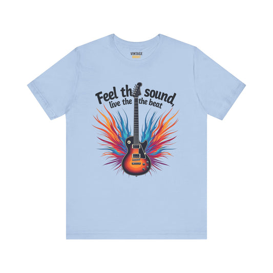 Band Feel The Sound Guitar T Shirt