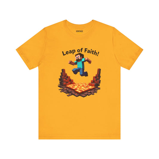 Minecraft Leap Of Faith T Shirt