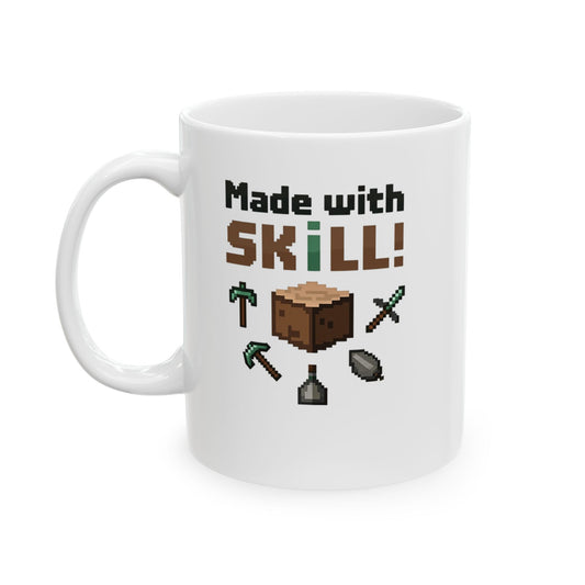 Minecraft Made with Skill Mug