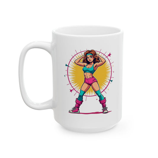 80s Fitness Diva Mug