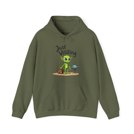 Alien Just Visiting Hoodie