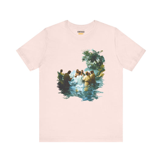 Christian Baptism Scene T Shirt