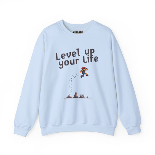 Retro Gaming Level Up Your Life Sweatshirt