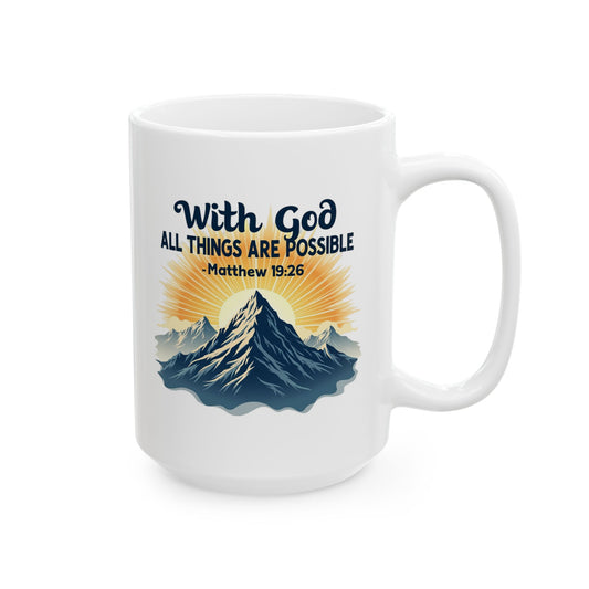 Christian With God All Things Are Possible Mug