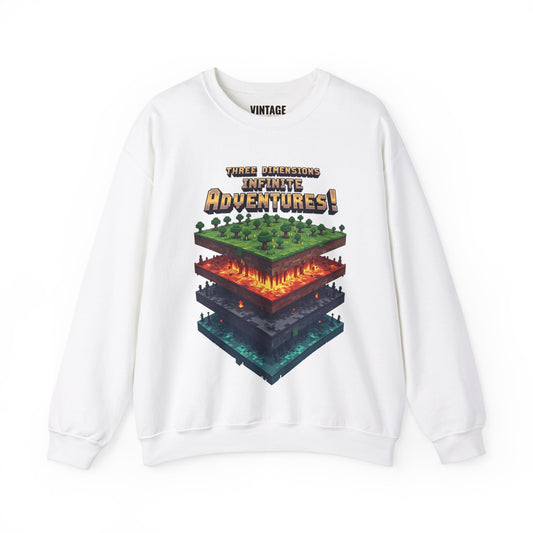 Minecraft Infinite Adventures Layers Sweatshirt