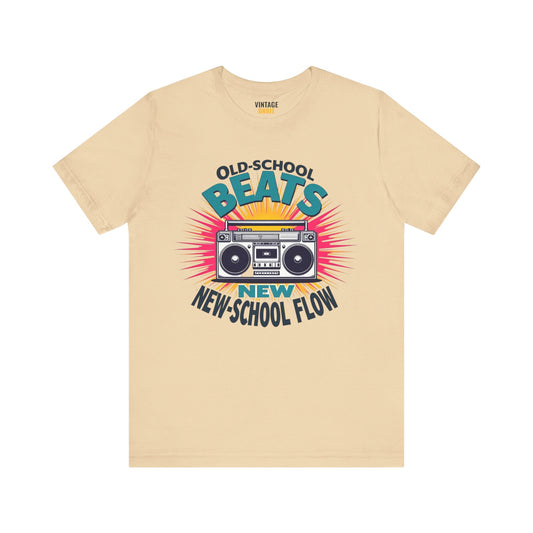 Hip Hop Old School Beats New School Flow T Shirt