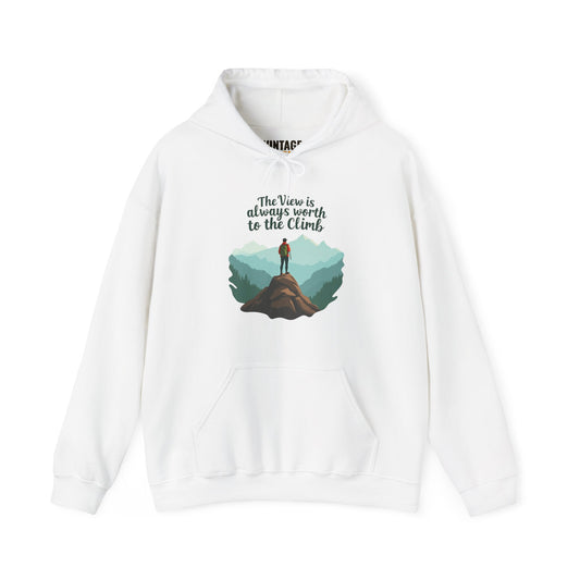 Hiking The View Is Always Worth To The Climb Hoodie