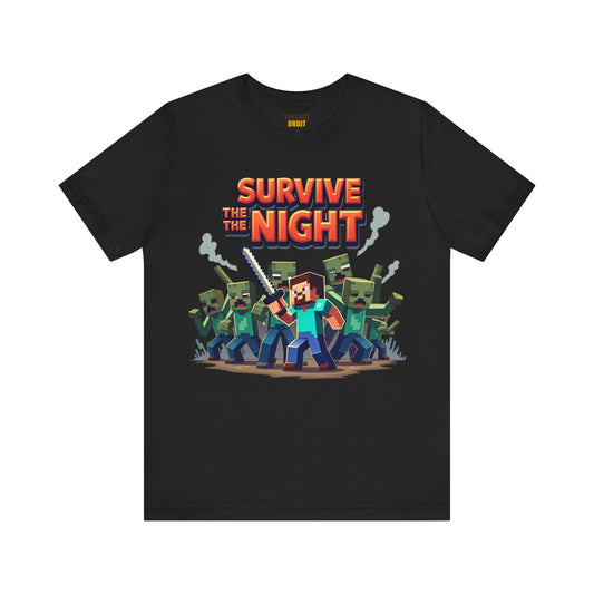 Minecraft Survive The Night T Shirt