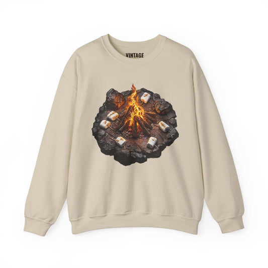 Adventure Rocky Campfire Marshmallows Sweatshirt