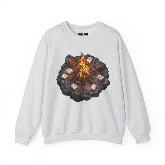 Adventure Rocky Campfire Marshmallows Sweatshirt