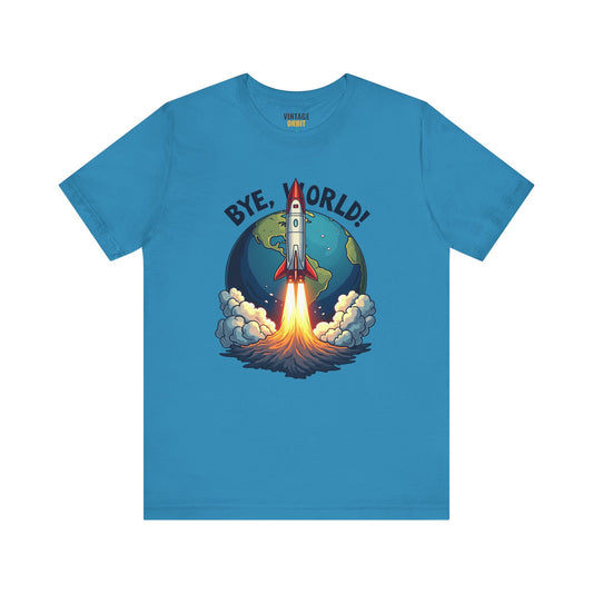 Nasa Bye World T Shirt