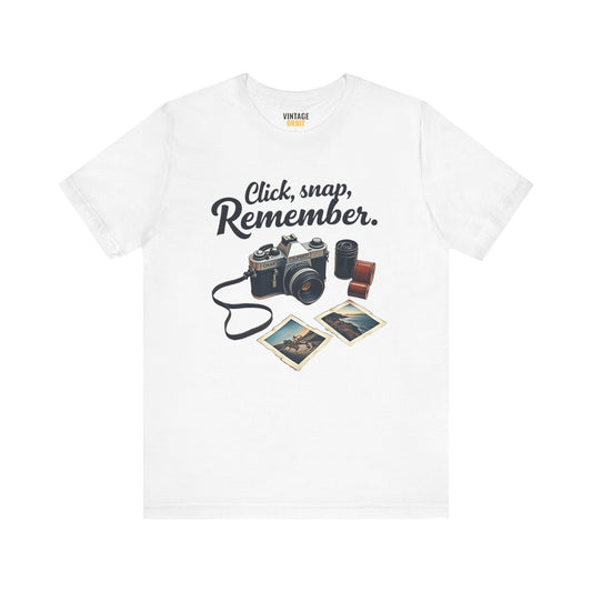 Retro Click, Snap, Remember T Shirt