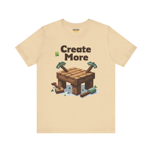 Minecraft Create More T Shirt