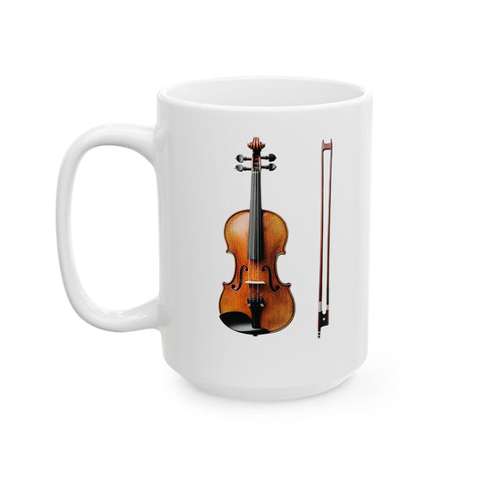 Classic Violin Print Mug