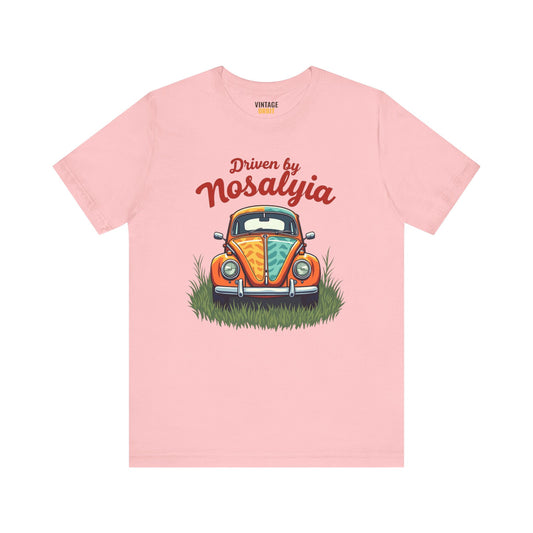 Retro Driven by Nostalgia T Shirt