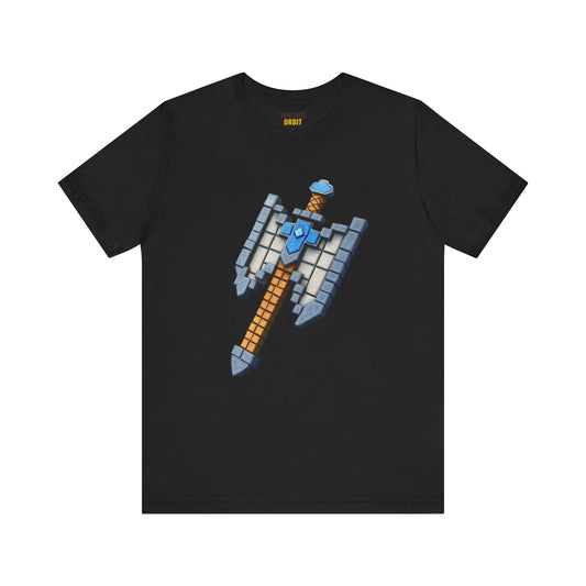 Minecraft Pixel Battle Axe T Shirt