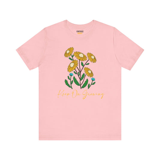 Flower Keep On Growing Daisy T Shirt