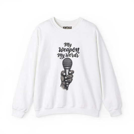 Hip Hop My Weapon My Words Sweatshirt