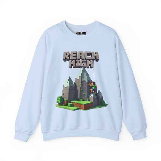 Minecraft Reach High Mountain Sweatshirt