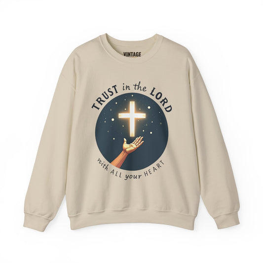 Christian Trust In The Lord Inspirational Sweatshirt