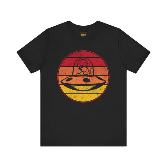 Alien Peaceful Sunset T Shirt