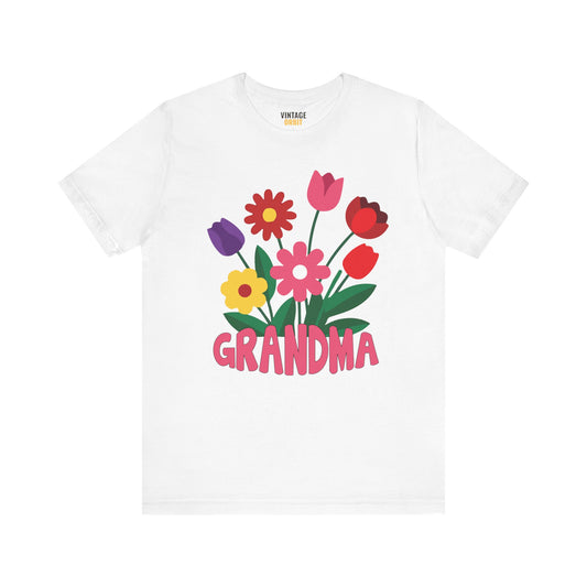 Flower Grandma's Floral Love T Shirt