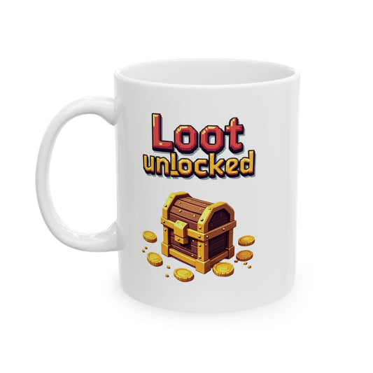 Retro Gaming Loot Unlocked Mug