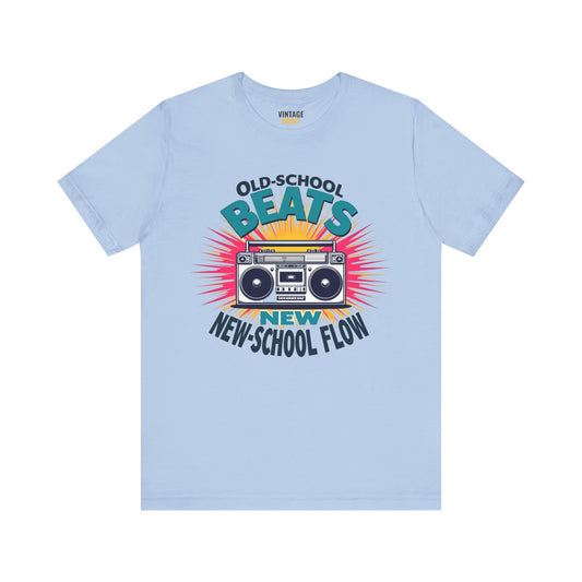 Hip Hop Old School Beats New School Flow T Shirt