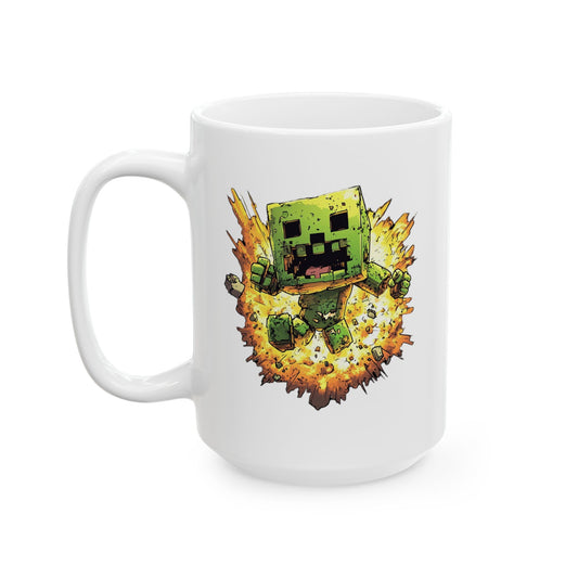 Minecraft Exploding Creeper Mug