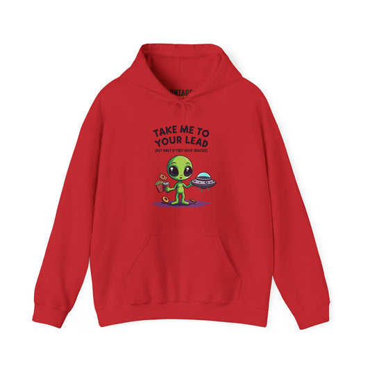 Alien Take Me To Your Lead Hoodie