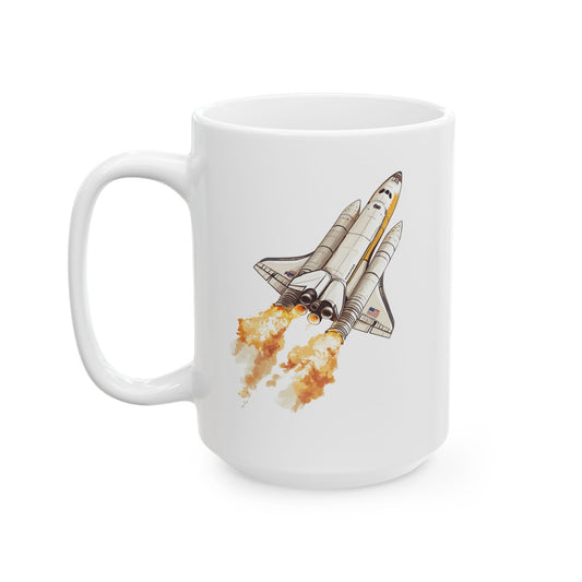 Nasa Space Shuttle Launch Mug